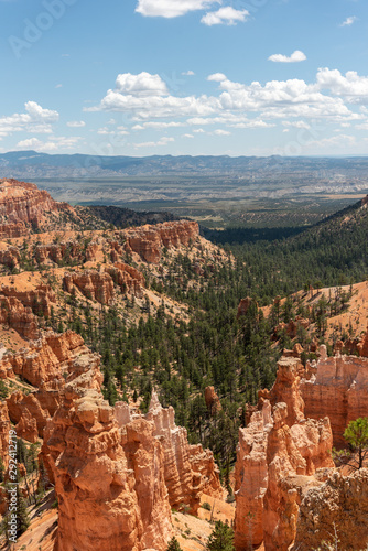 View of the Bryce Canyon Utah