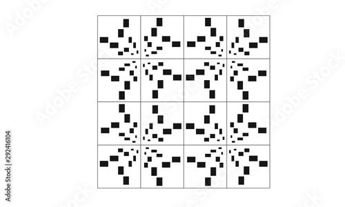 Music Modulation Repeat Tile Pattern