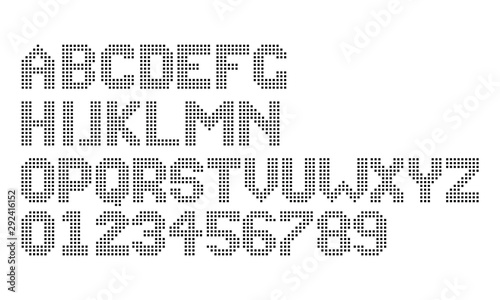 Square Letter Typeface Font