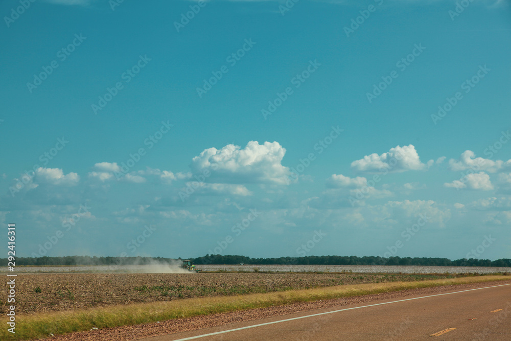 Obraz premium Yazoo City Mississippi Agriculture 