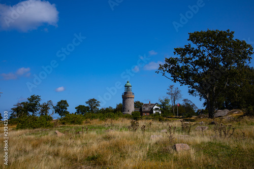 Fototapeta Naklejka Na Ścianę i Meble -  lighthouse hammeren fyr on bornholm
