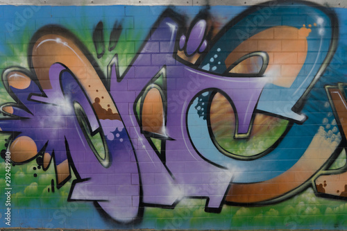 Buntes Graffiti