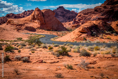 Valley of Fire Winding Road