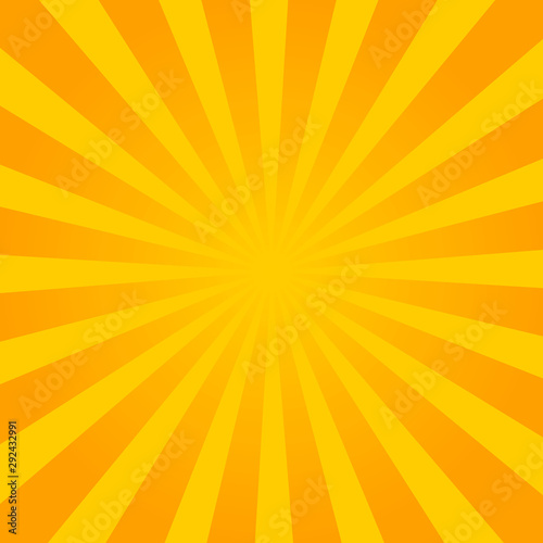 Yellow pop art comic background with blast halftone dot.Cartoon comic explosion pattern with radial sun. Comic background in retro style. vector illustration