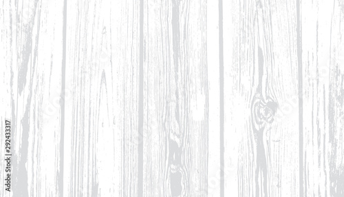 Weathered White Wood Vector Background. Rustic Whitewashed Wooden Planks with Light Gray Grains. Neutral Gray-scale Overlay Texture. Photography Backdrop. Textured Surface.