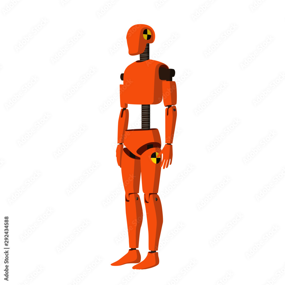 crash test dummy vector illustration crash test dummy vector illustration