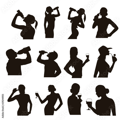 Drinking Silhouettes