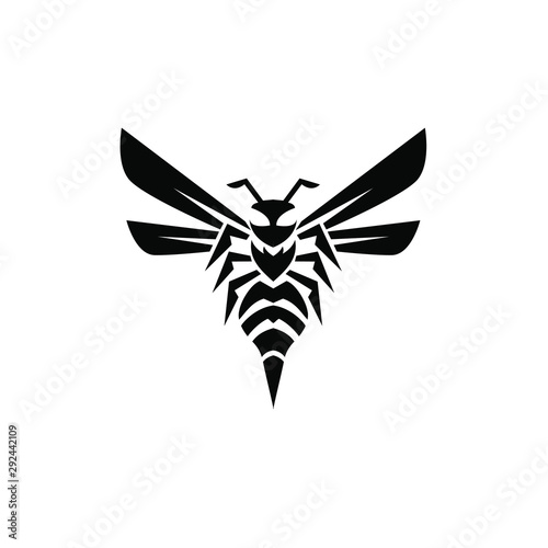 hornet logo icon designs vector