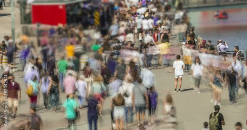 Wallpaper Mural Crowd time lapse Torontodigital.ca