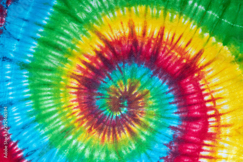 spiral colorful tie dye pattern abstract background.
