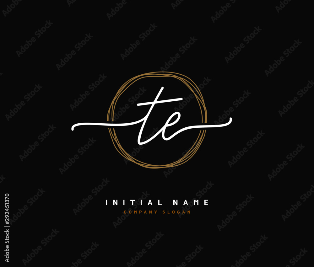 T E TE Beauty vector initial logo, handwriting logo of initial signature, wedding, fashion, jewerly, boutique, floral and botanical with creative template for any company or business. T E TE Beauty vector initial logo, handwriting logo of initial signature, wedding, fashion, jewerly, boutique, floral and botanical with creative template for any company or business.