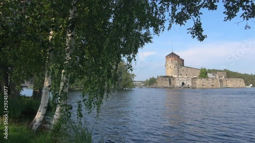 Wallpaper Mural The July Sunny day with views of Olavinlinna castle. Savonlinna, Finland Torontodigital.ca