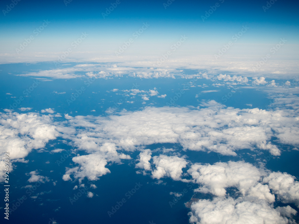 名古屋ー沖縄間の空撮