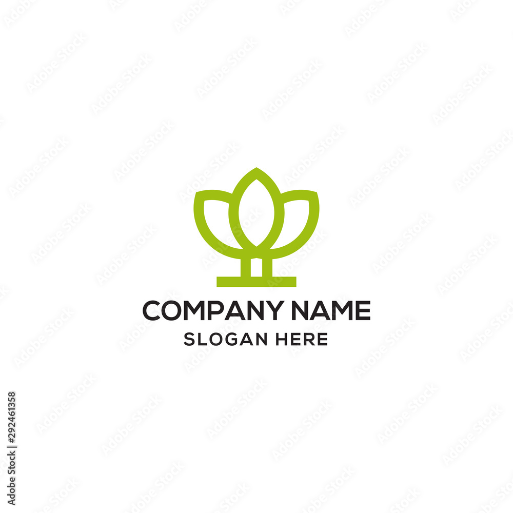 leaf logo design template - vector leaf logo design template - vector