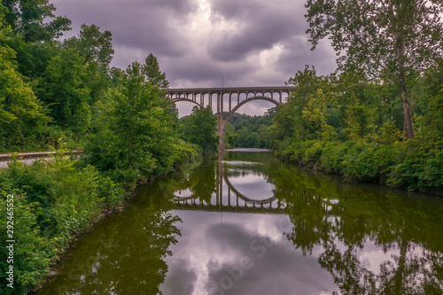 Brecksville-Northfield High Level Bridge in Cuyahoga Valley National Park.Ohio.USA