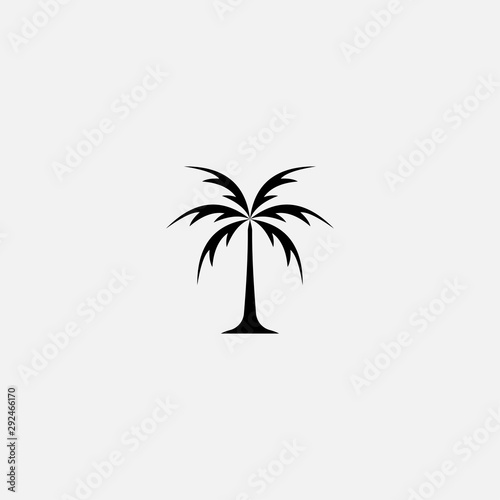 tree logo icon template - vector