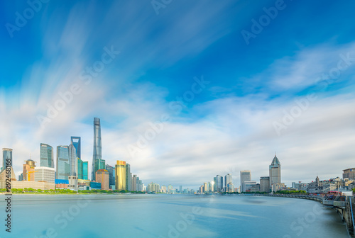 China's Shanghai Pudong New Area cityscape
