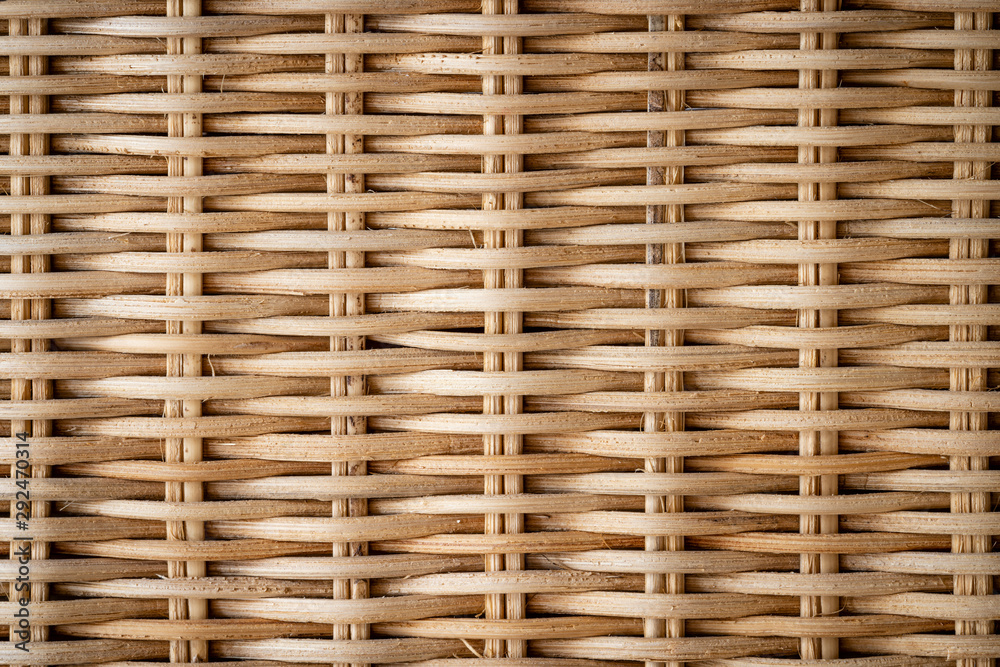 A closeup on plaited bamboo. A closeup on plaited bamboo.