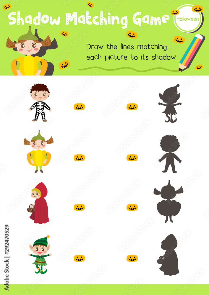 Shadow matching game Halloween 7 Shadow matching game Halloween 7