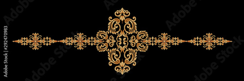 Luxury baroque design, suitable for textile clothing, wallpaper design, invitation design
