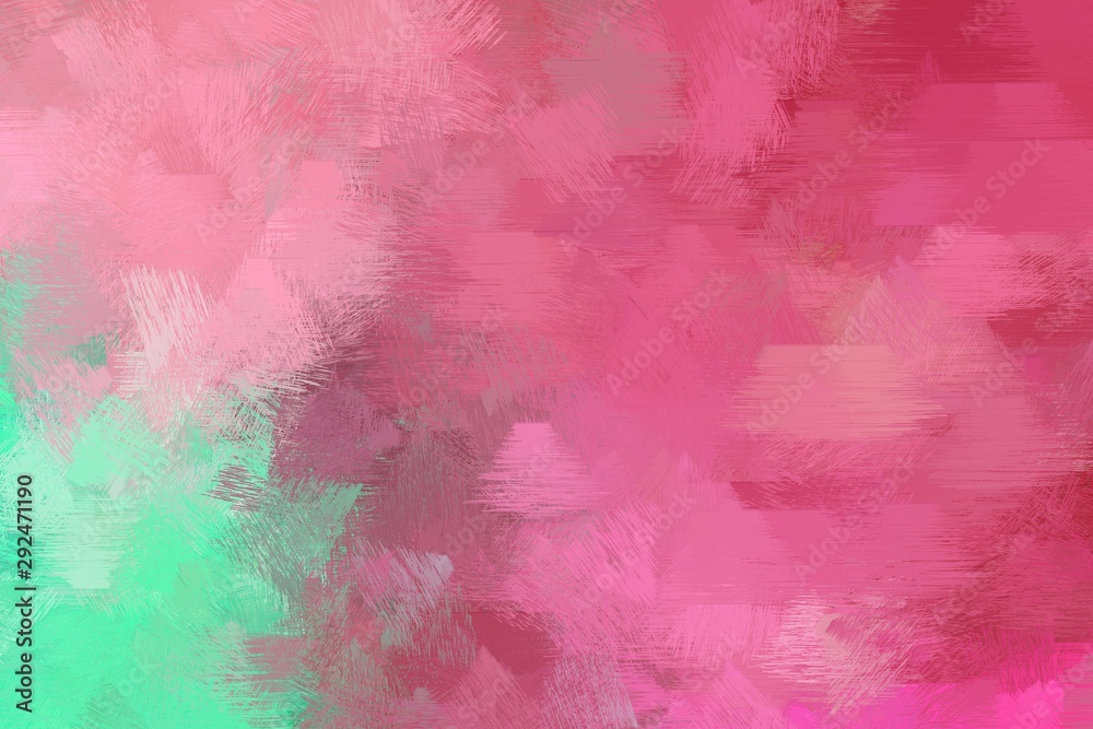 abstract grunge brush drawn illustration with pale violet red, medium aqua marine and pastel blue color. artwork can be used as texture, graphic element or wallpaper background