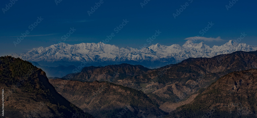 view of mountains