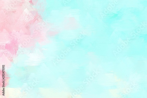 vintage brush painted illustration with light cyan, misty rose and light pink color. artwork can be used as texture, graphic element or wallpaper background