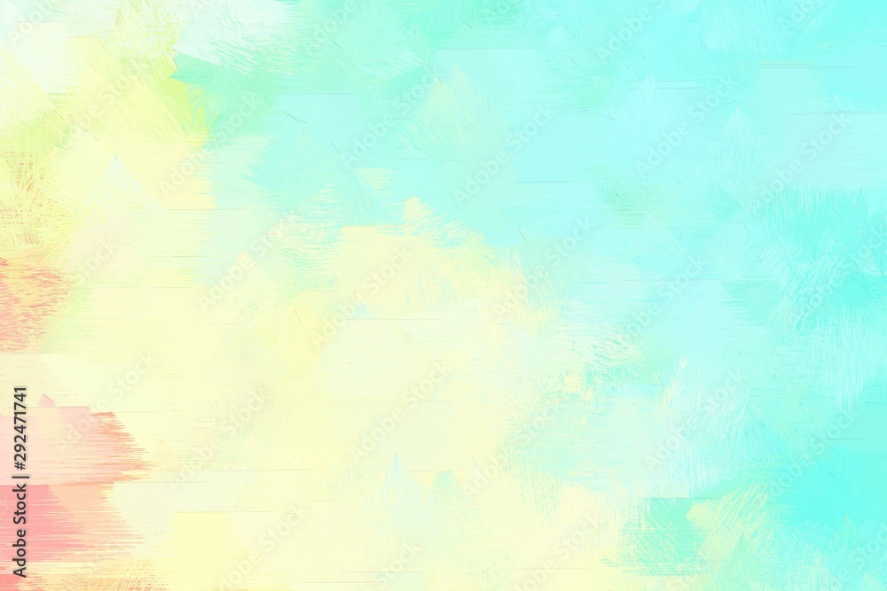beige, light golden rod yellow and pale turquoise colored artwork wallpaper. can be used as texture, graphic element or background
