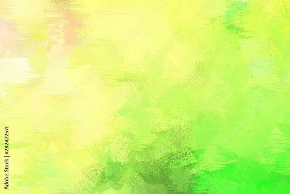 abstract grunge brush painted artwork with khaki, moderate green and yellow green color. can be used as texture, graphic element or wallpaper background