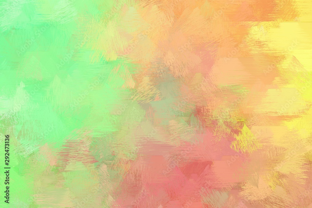 rough brush painted illustration with burly wood, pale green and light green color. artwork can be used as texture, graphic element or wallpaper background