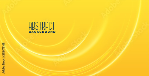abstract yellow background with glowing curve shapes