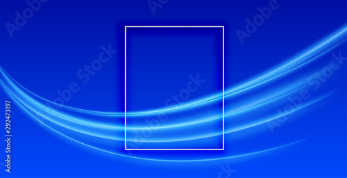 abstract blue background with light streak design