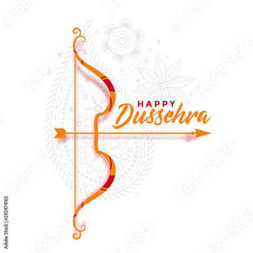 cultural happy dussehra festival greeting background design