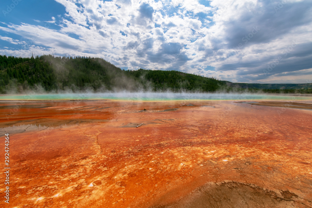 Grand Prismatic Spring, Yellowstone National Park Grand Prismatic Spring, Yellowstone National Park