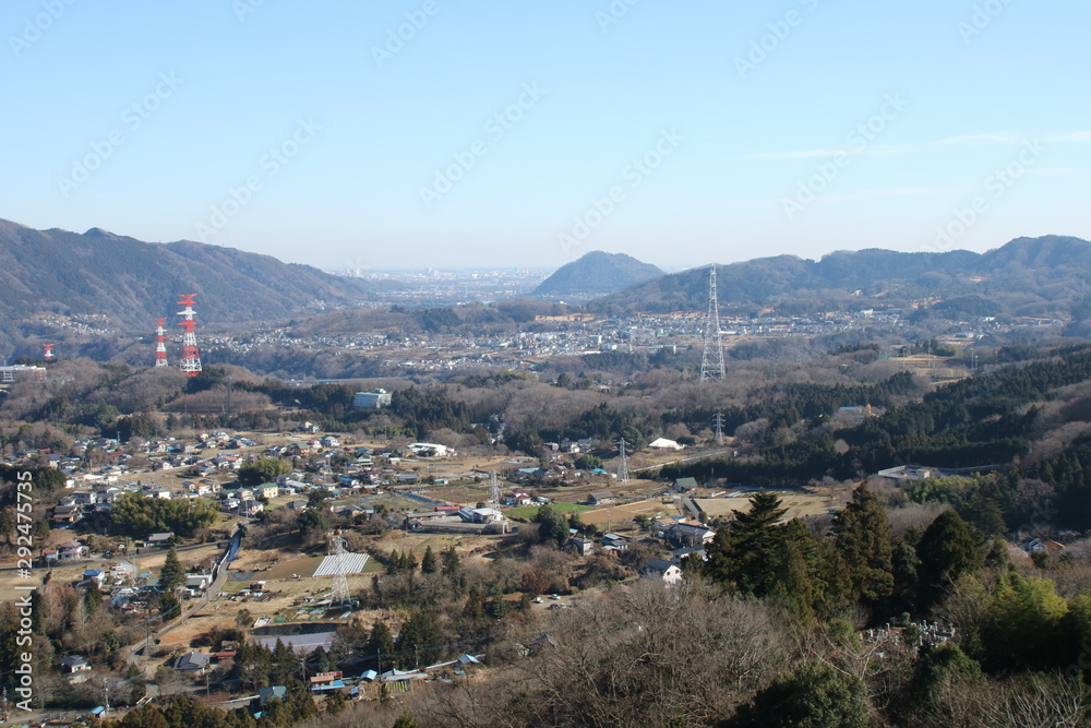 石老山からの展望　相模原市　神奈川県