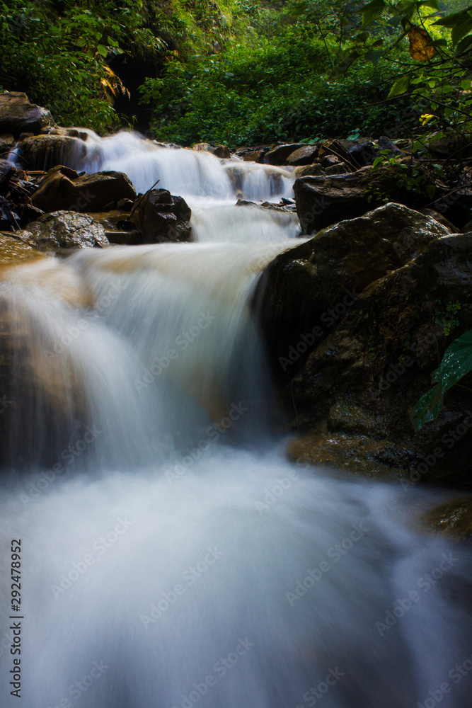 waterfall in forest