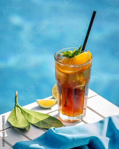 Long island ice tea cocktail