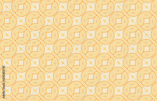 colored decortative geometric art pattern photo