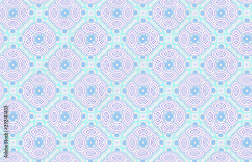 colored decortative geometric art pattern photo
