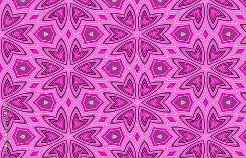 colored decortative geometric art pattern photo
