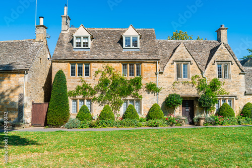 Lower Slaughter - a village in the Cotswold district of Gloucestershire, UK photo