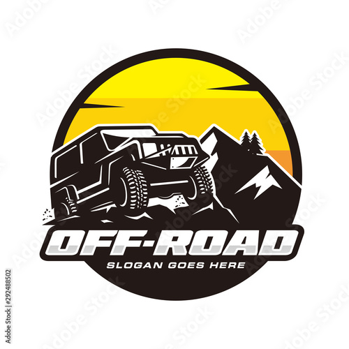 Off road logo vector