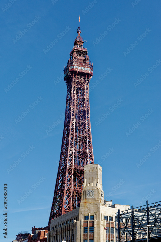 Obraz premium View of Blackpool Tower - Blackpool - United Kingdom