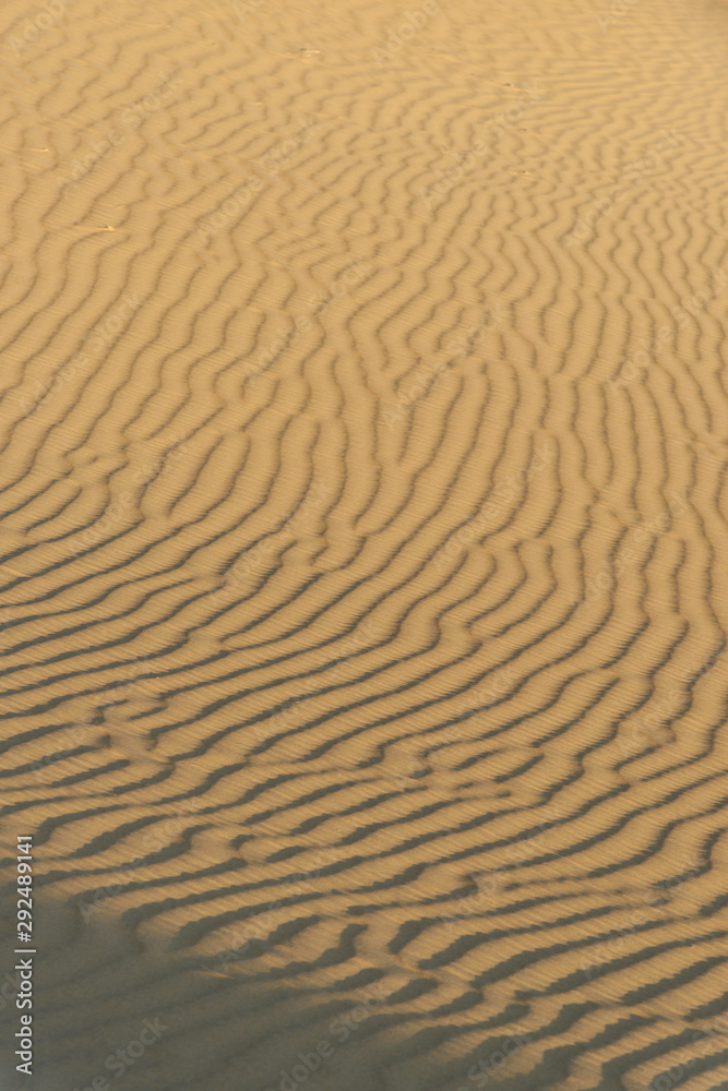 Sand background texture in Thar desert. Jaisalmer. India