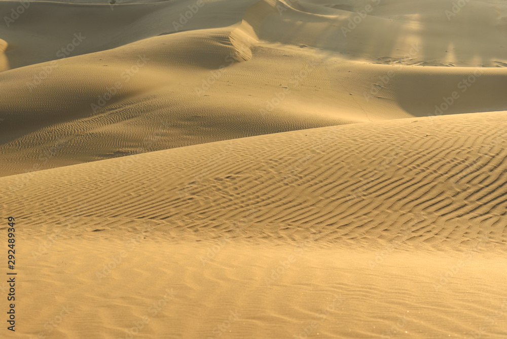 Sand dunes in Thar desert. Jaisalmer. India Stock Photo | Adobe Stock