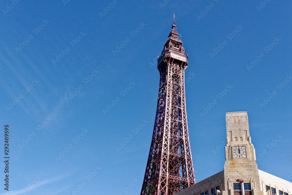 View of Blackpool Tower - Blackpool - United Kingdom View of Blackpool Tower - Blackpool - United Kingdom