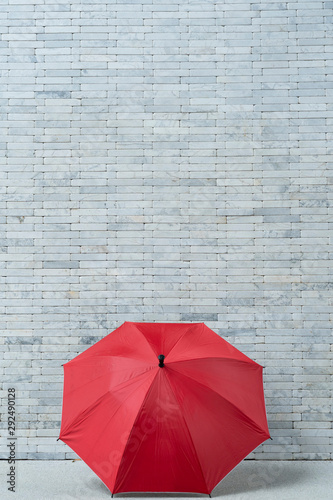 The red umbrella.