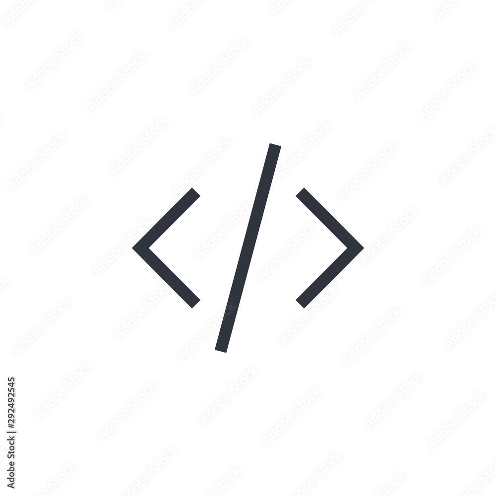 Snippet vector icon, book symbol. Simple, flat design for web or mobile ...