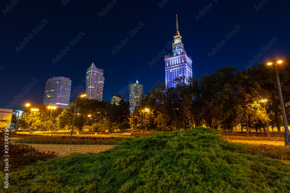 Obraz premium Palace of Culture and Science in Warsaw