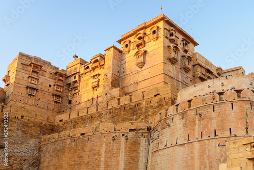 Architecture of Jaisalmer fort. Rajasthan. India